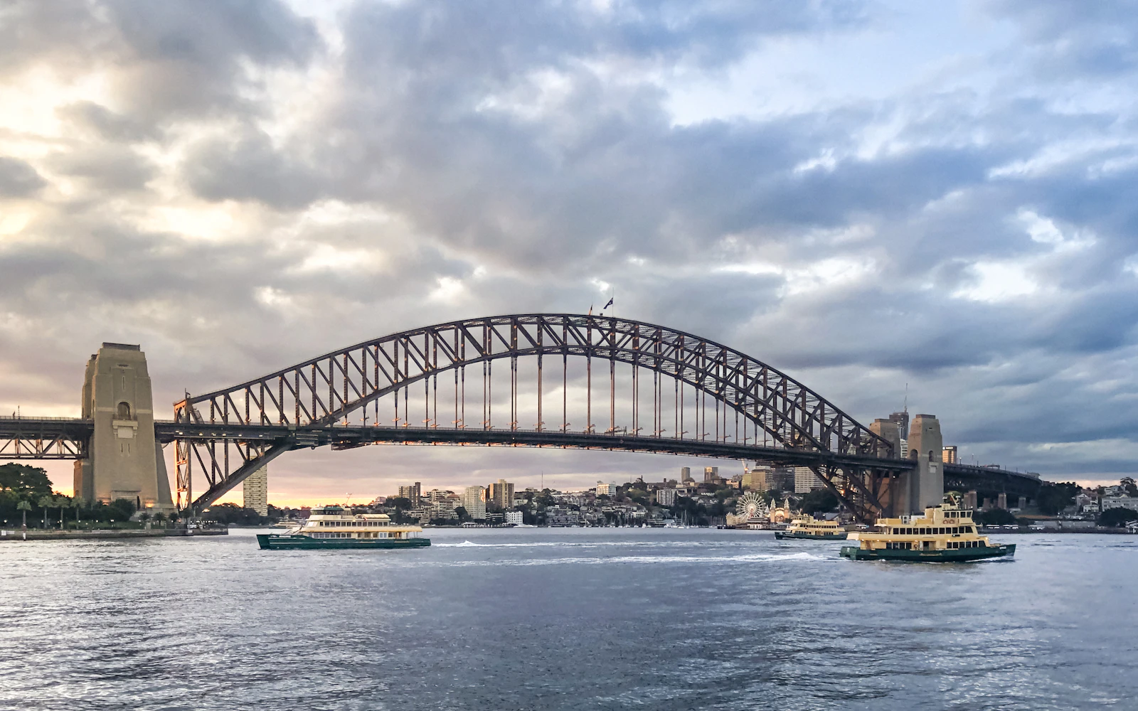 Sydney Harbour Bridge over the water