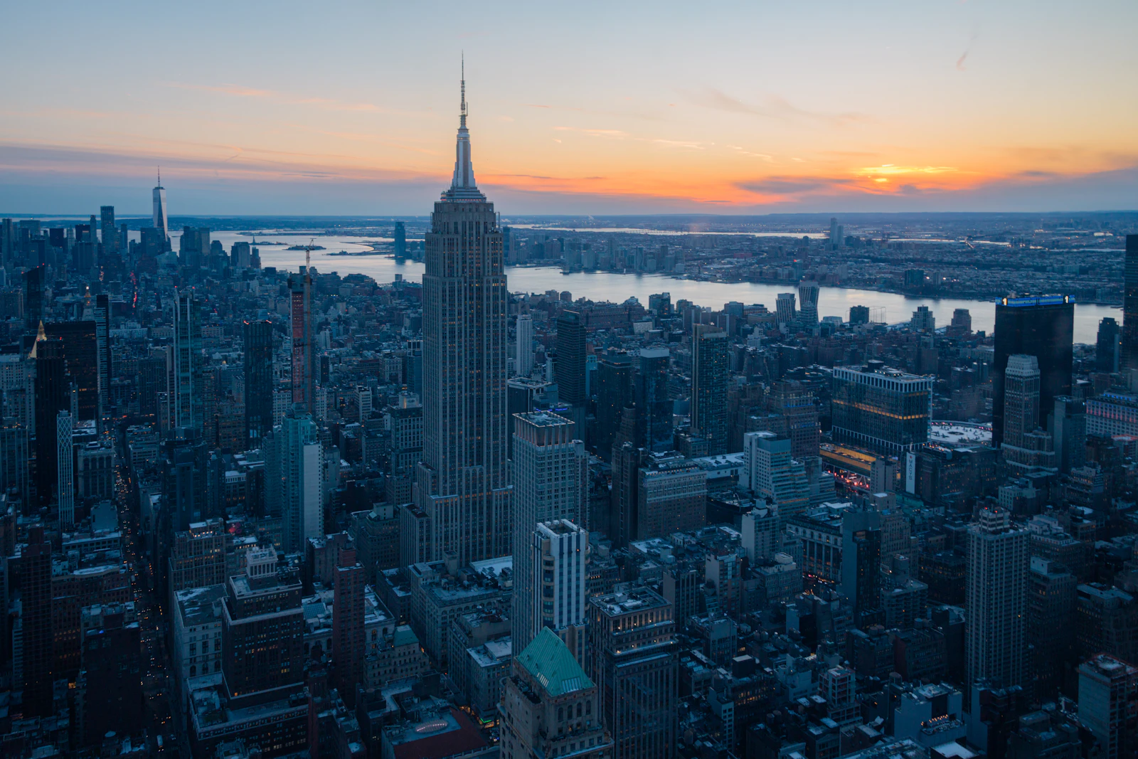 Empire State Building dominates New York skyline